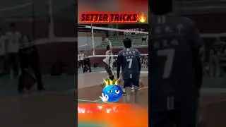 VOLLYBALL SETTER TRICKS🔥🥶 #volleyball #shorts