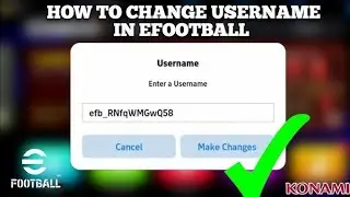 How to change name in efootball 2026