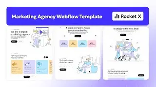 Marketing Agency Website Template | Rocket X - BRIX Templates