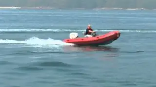 Defender 430 Chase Boat RIB with Evinrude E-Tec 40hp