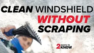 Snow life hack: How to keep your windshield clear without scraping ice