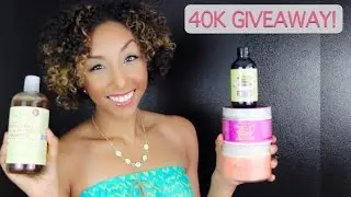 40K Giveaway! Curly Hair Products! Shea Moisture! | BiancaReneeToday