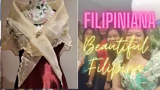 Filipiniana costume  beautiful Filipina in Vancouver #filipiniana #filipinocostume #philippines
