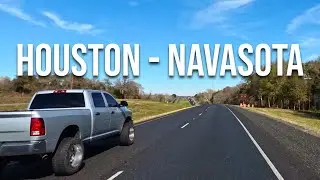 Houston to Navasota! Drive with me on a Texas highway!