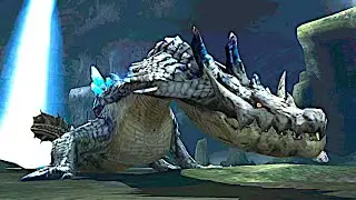 Monster Hunter 3 Ultimate - Ivory Lagiacrus (Boss Fight #36 - High Rank Final Boss)