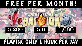 Farm 3,200 5 Star shards, and 1,680 units per month in less than 1 hour per day.