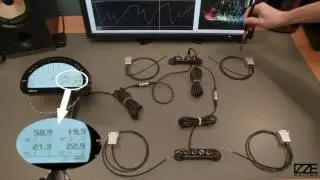 Multichannel Infrared Tire Temperature Sensor Kit for AiM Systems