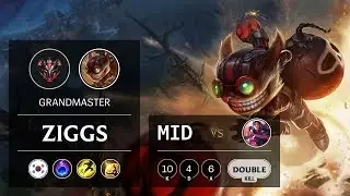 Ziggs Mid vs Irelia - KR Grandmaster Patch 9.13