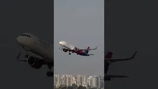 Wizz Air A321NX Takeoff #shorts