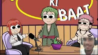 Raj ki baat anime ke sath parody reaction video 🤣😂 abey kya thaa ye 🤣😂#anime #funnyvideo  #reaction 
