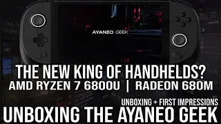 Is the Ayaneo Geek the New King of Handhelds? | Unboxing + First Impressions