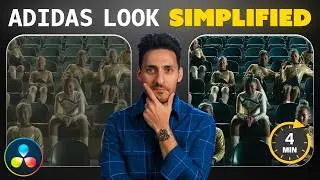 How to Get ADIDAS Commercial Look in 4 Minutes - DaVinci Resolve 20 Tutorial