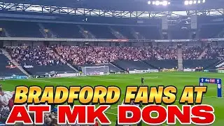 Bradford City Fans At MK Dons (24/25)