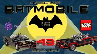 1966 Batmobile Build Episode 43 | Firewall Details & Roll Bar Starts | Fanhome vs LEGO
