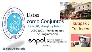 Listas como conjuntos de datos en Python, Ejercicio traductor Kutipak