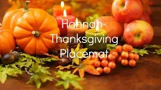 Hannah-DIY Thanksgiving Placemat