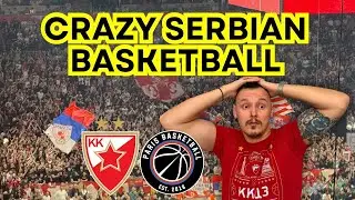 Insane Serbian Basketball Atmosphere: Red Star Belgrade vs Paris