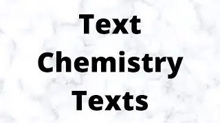 Text Chemistry Texts