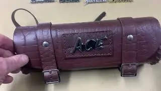 Honda Shadow  ace leather tool  roll ultimate quality made Holland by Ledrie 1980s premium leather
