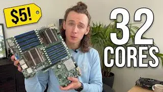 I Bought this Weird 32 Core E-Waste PC that Nobody Wanted for $5...Can I Game on it?