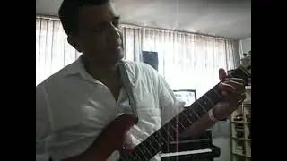 Guitarra Milton Jorge na sommexe mostrando solo da musica 