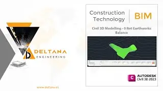 Civil 3D Modelling - 0 Net Earthworks balance