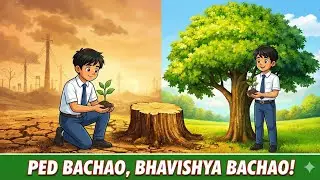 Ped Bachao, Bhavishya Bachao|| Trees save life.....  #ai #youtube #nature #tree 