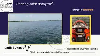 Floating Solar Bathymetric Survey in India | Floating Solar Bathymetric Survey @ Maudaha Dam