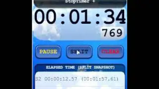 StopTimer Plus: StopWatch and Timer for Palm Pre & Pixi