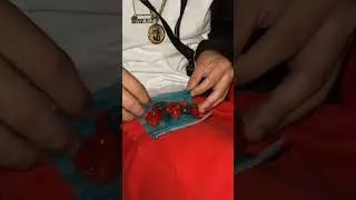 Nephew Rolling up a Gusher Blunt lol