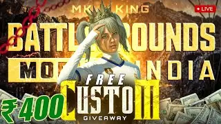 BGMI LIVE CUSTOM ROOM LIVE||WIN  CASH PRIZE PER MATCH | BGMI TOURNAMENT #bgmi  #bgmilivecustomroom