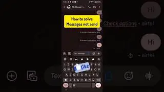Messages Not Sent Problem | how to solve messages not sent problem || not sending