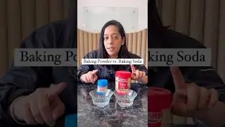 Baking Powder vs Baking Soda #bakingsoda #bakingpowder #bakingtips #bakinghacks