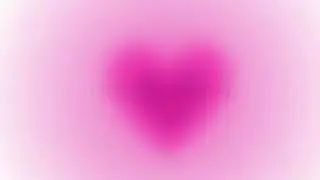 Aesthetic pink heart aura|focus background wallpaper with sound