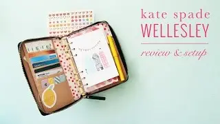 Kate Spade Wellesley Planner Review & Setup | Setting up Day to day Planner | DESIGN IS YAY