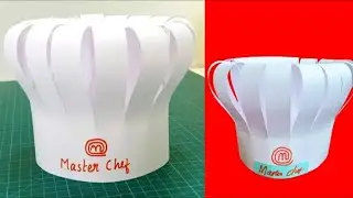 How To Make Master Chef Hat || Master Chef Hat