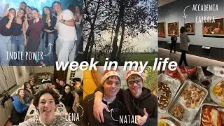WEEK IN MY LIFE✨passeggiate, natale, tanto cibo, accademia cararra, indie power and more!