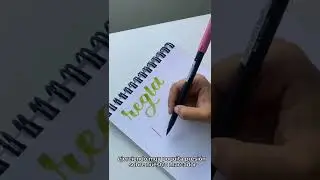 Si est&aacute;s iniciando con brush lettering MIRA ESTO 😱