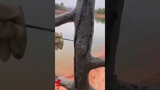 Hand Made Cement Railing Looks Like Wood