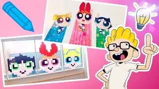 Arte a lo grande con las Supernenas | TOONIDEAS para hacer en casa | Toony Tube