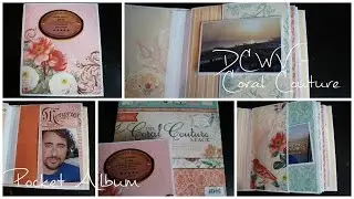 Pocket Album - DCWV Coral Couture (deutsch)