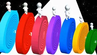 Layers Roll vs Mask Evolution 3D - ASMR Gameplay (ASMR Gameplay, Max Level) 