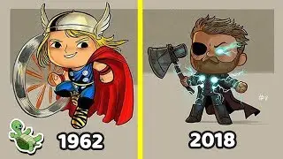 Artist Illustrates The Evolution Of Pop Culture Icons