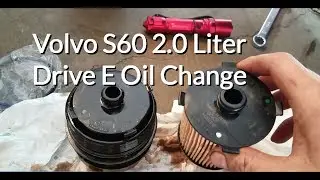Замена масла в двигателе Volvo S60 4 цилиндра 2015 года
