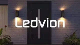 Ledvion LED Wall Lamp - Dimmable - IP54 - GU10 Lamp Holder - Up & Down - for Indoor & Outdoor