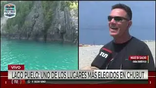 Un Para&iacute;so que Enamora y Brilla: Telenueve Naveg&oacute; el Lago Puelo