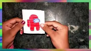 Satisfied figet Toys/paper craft can change colour/Paper magic card / Easy Craft By Vasu