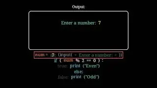 Odd or Even || DSA || Step by Step Execution || Python || Animation