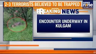 Kulgam Encounter | 2-3 Terrorists Trapped, One Killed in South Kashmir Forest | Intense Gunfight