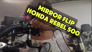 Easy Mirror Flip  Honda Rebel 500